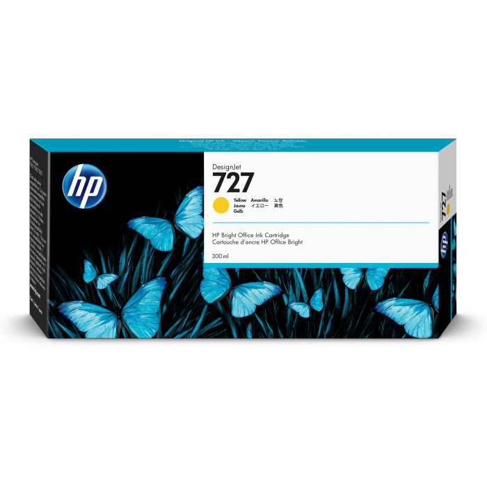 HP Cartucho de tinta DesignJet 727 amarillo de 300 ml